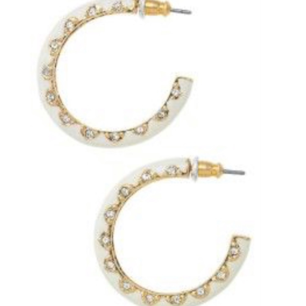 Stella & Dot Sloane Hoop Earrings